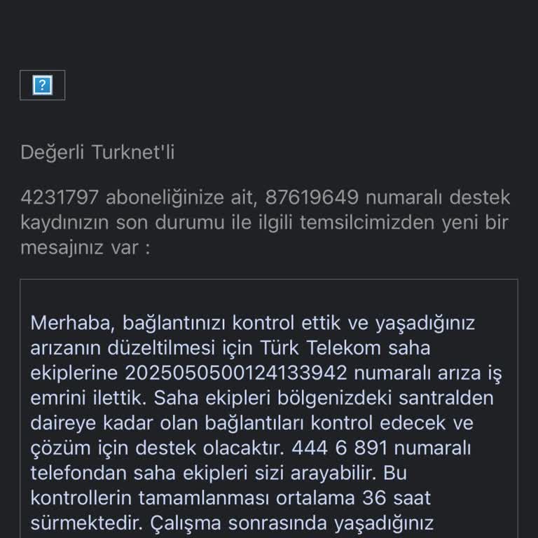 Üç Gündür Süren İnternet Kesintisine Çözüm Bulamıyorum, Müşteri Hizmetine Ulaşamıyorum