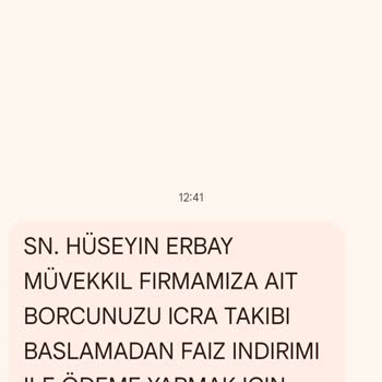 Tanımadığım Şirketten Borç Ve İcra Tehdidiyle Gelen Sahte Mesaj