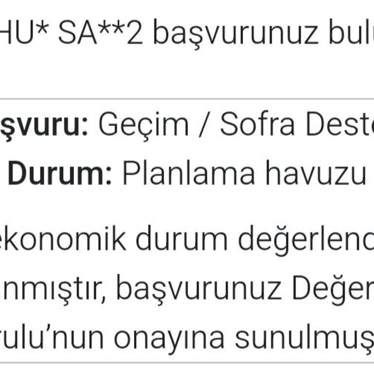 Bir Yıldır Destek Paketi Başvurum Sonuçlanmadı