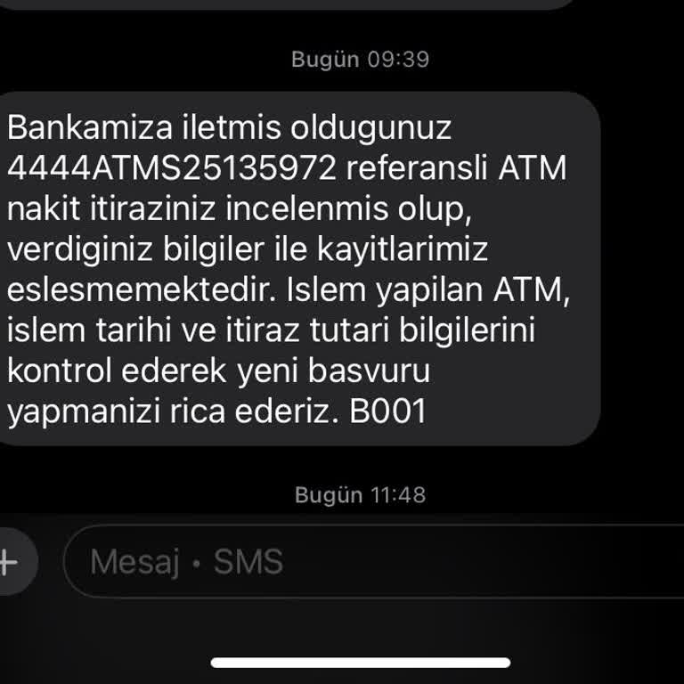 ATM'de Yatırılan Paranın Hesaba Geçmemesi Ve Mağduriyet