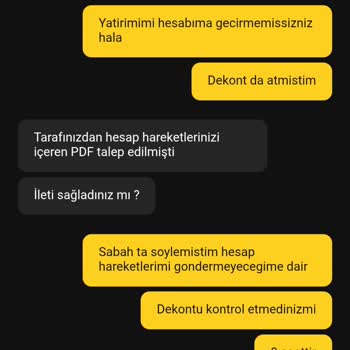 Yatırımım Hesabıma Yansıtılmadı, Destek Ekibi Yardımcı Olmadı