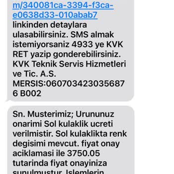 Garanti Kapsamındaki AirPods İçin Haksız Onarım Ücreti Talebiyle Mağduriyet Yaşadım