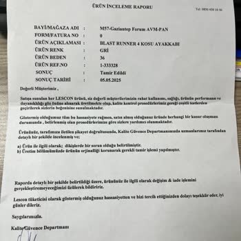 Lescon Ayakkabılarda Erken Hasar Ve Yetersiz Garanti Hizmeti