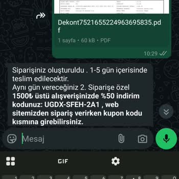 Siparişime 5 Gündür Dönüş Yapılmıyor Param İade Edilmiyor
