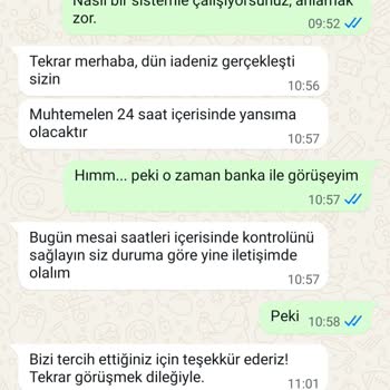İade Ücreti Bir Türlü Hesabıma Yatmadı, Cevap Da Alamıyorum