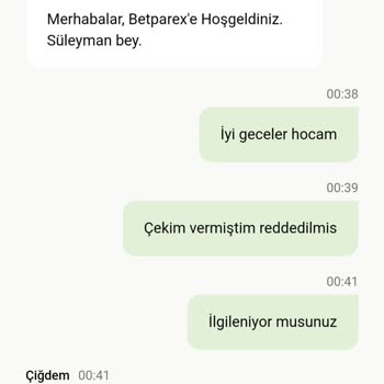 Betparex'te Çekim Talebim Geciktirildi Ve Hesabım Engellendi