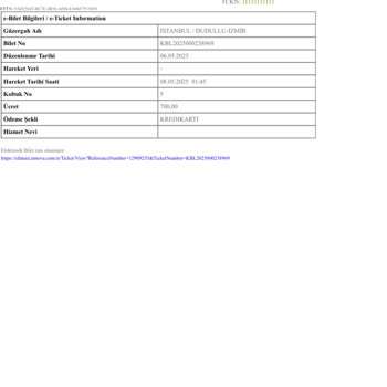 Bilet Saati Değişti Mağdur Oldum