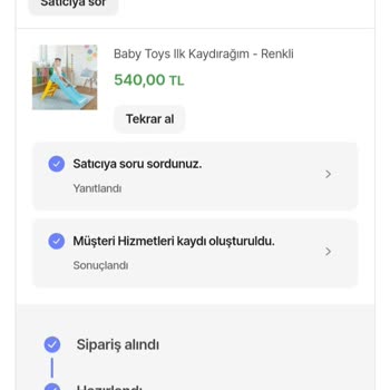 Teslim Edilmeden İade Edilen Sipariş Ve Eksik Para İadesi Nedeniyle Mağduriyet