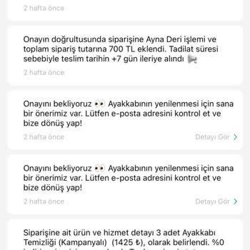 Ayakkabılarım 23 Gündür Teslim Edilmedi Gecikme Ve İletişim Sorunları Yaşıyorum