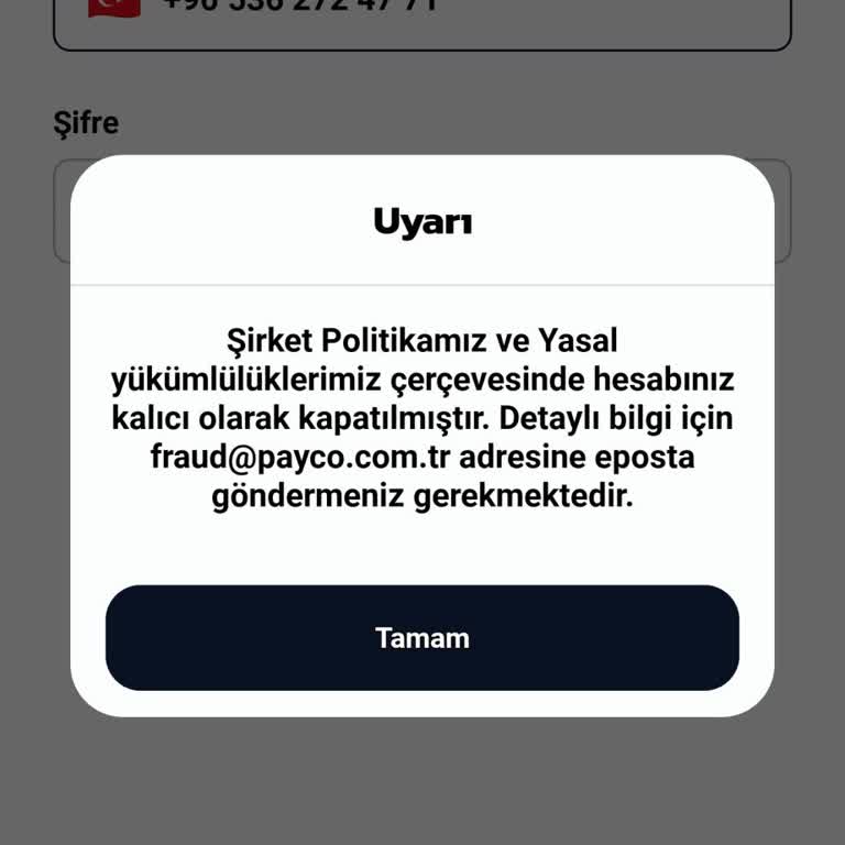 Hesabım Kapatıldı, Bakiyeme Ulaşamıyorum Ve Destek Alamıyorum
