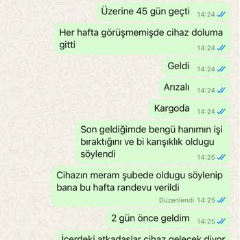 Enza Güzellik Merkezi'nde Hizmet Alamama Ve Ücret İadesi Sorunu