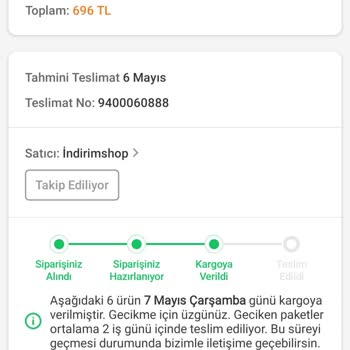 Kargom Patladı Siparişim Elime Geçmedi İptal De Edemiyorum