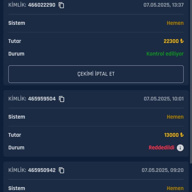 Çekim Talebim Sebepsizce Bekletiliyor, Muhatap Bulamıyorum