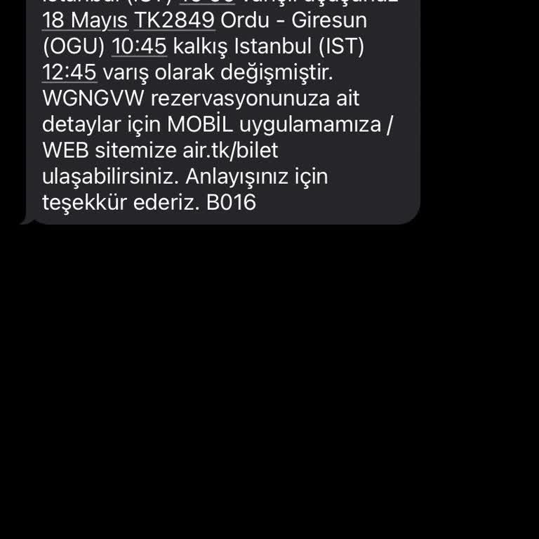 Bilet İptalinde Enuygun Ve THY Arasında Mağduriyet Yaşadım
