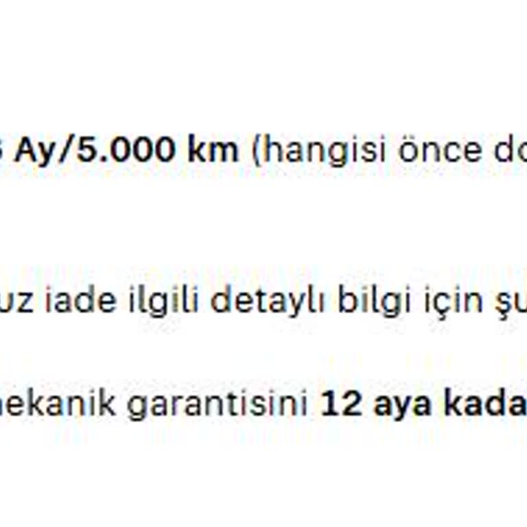 Garanti Kapsamında Arızalanan Araç Ve Yetersiz Müşteri Hizmeti