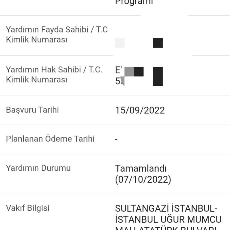 Sosyal Yardım Başvurum Hatalı Şekilde Tamamlandı Gösteriliyor, İtirazım Sonuçsuz Kaldı