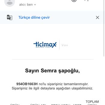 Sipariş Edilen Ürünün Teslim Edilmemesi Ve İletişim Sorunu