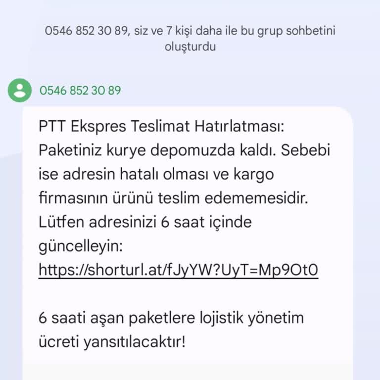 PTT Kargo Adıyla Gelen Sahte SMS'ler Endişe Yaratıyor