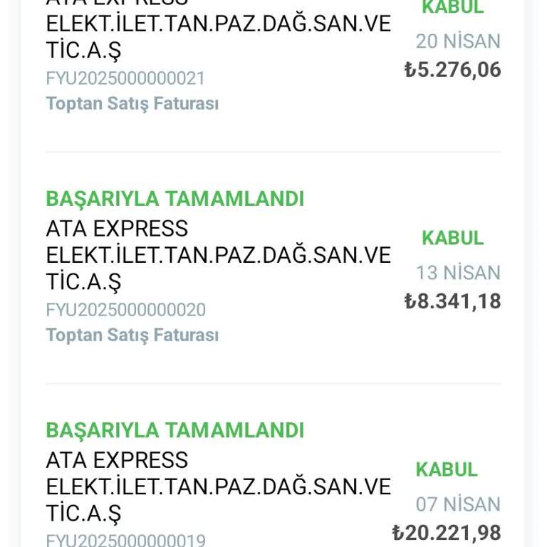Faturalarım Ödenmedi Mağdur Edildim