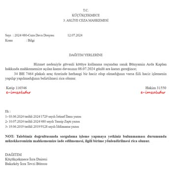 İcra Tutarı Ve Hatalı Araç Haczi Hakkında Düzeltme Talebi