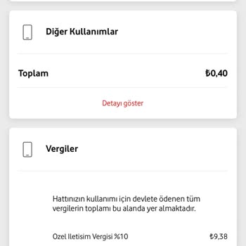 Özel İletişim Vergisi Kesintisi Ve Yetersiz Müşteri Temsilcisi Desteği