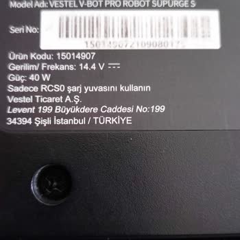Vestel Robot Süpürge Garantisi Biter Bitmez Arıza Şoku!