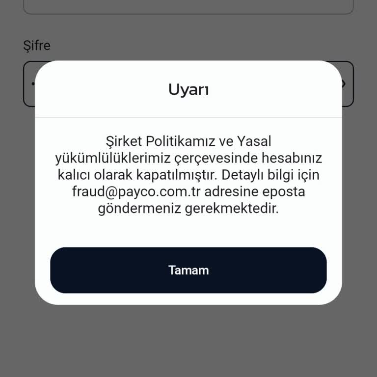 Payco Hesabım Kapatıldı, 50 Bin TL Bakiyeme Erişemiyorum