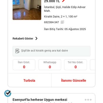 Hürriyet Emlak'ta Beş Ayda Hiç Satış Veya Kiralama Gerçekleşmedi