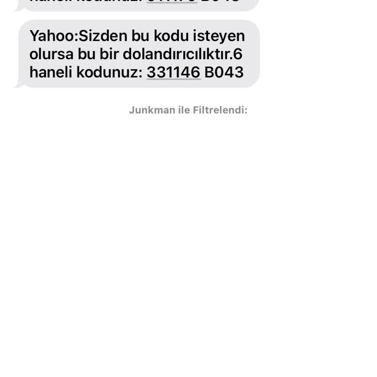 Hesabım Yokken Yahoo'dan Doğrulama Kodu Geldi Bilgim Dışında İşlem Yapıldı