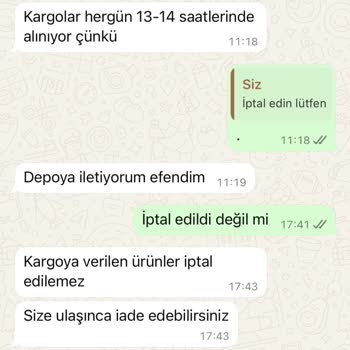 Sipariş Sürecinde Yaşanan Gecikme Ve Bilgilendirme Eksikliği