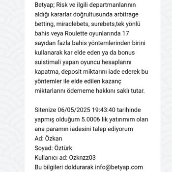 Kazancım Ödenmiyor, Sözler Tutulmuyor!