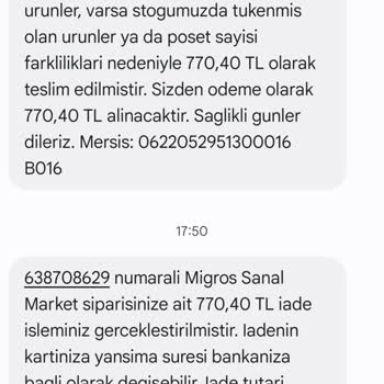 Teslim Edilmeyen Sipariş Ve Yanıltıcı Mesajlar