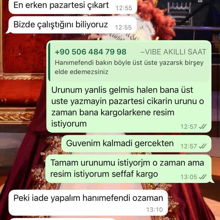Yanlış Ürün Gönderildi, İletişim Sorunu Yaşadım