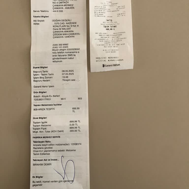 Bosch Ütüye On Yıl Dolmadan Parça Bulunamıyor Mağduriyetim Giderilmiyor