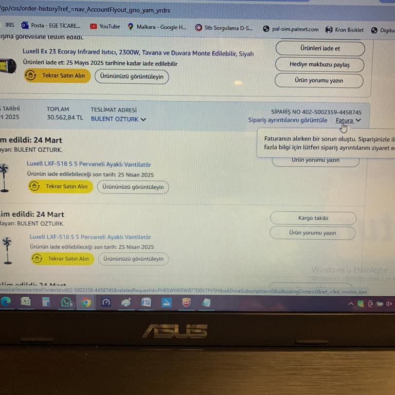 İki Aydır Kesilmeyen Fatura Nedeniyle Mağduriyet Yaşıyorum