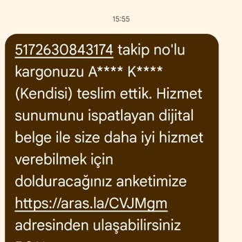 Aras Kargo Teslim Edilmeyen Kargolar İçin Yanıltıcı Bilgilendirme