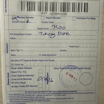 Kayıtsız Gönderim Kayıp, Takip Edilemiyor!