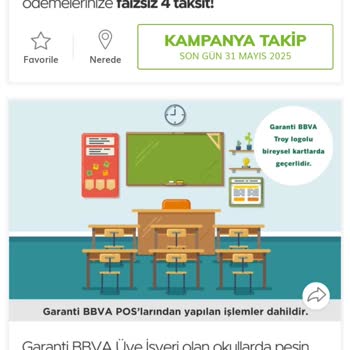 Garanti BBVA Troy Kart Eğitim Kampanyası Ödemesi Taksitlendirilmedi, Mağdur Oldum