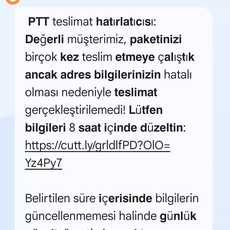 Yanıltıcı PTT Mesajları Ve Grup Eklemesi