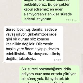 Verilen Sözlerin Tutulmaması Ve Ücret İadesinin Yapılmaması Nedeniyle Yaşanan Mağduriyet