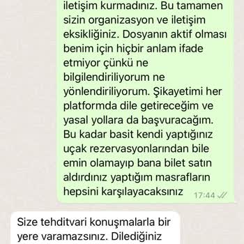 Verilen Sözlerin Tutulmaması Ve Ücret İadesinin Yapılmaması Nedeniyle Yaşanan Mağduriyet