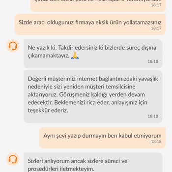 Eksik Ve Kusurlu Sipariş Sonrası Çözüm Odaklı Destek Alamadım