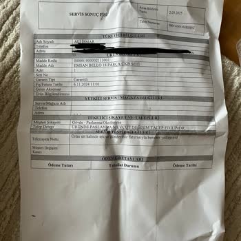 Eksik Ve Paslı Ürünlerle Kötü Değişim Deneyimi