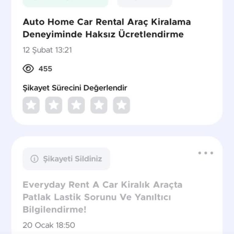 Araç Kiralama Sürecinde Yaşanan Mağduriyet Ve Ekstra Ücretler