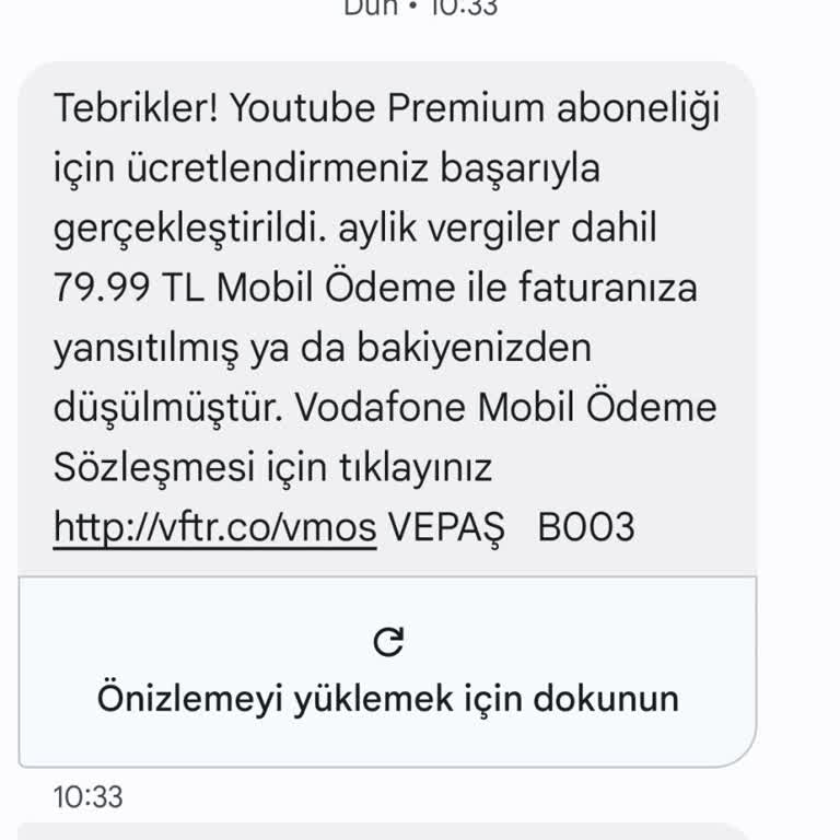 Vodafone Pay İle Youtube Premium Ödemesi Gerçekleşmiyor, Müşteri Hizmetleri Çözüm Sunmuyor