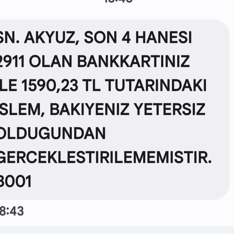 Haberim Olmadan Banka Kartımdan Para Çekilmeye Çalışıldı