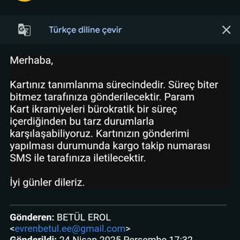 Kazandığım Ödül Kartı Gönderilmiyor, Muhatap Bulamıyorum