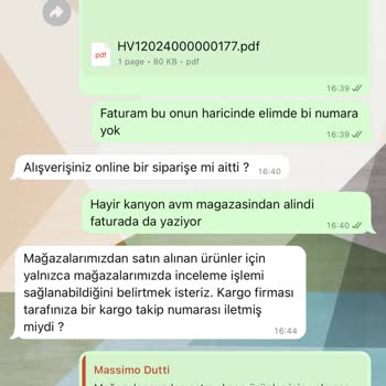 Massimo Dutti'den Aldığım Kazakta Çekme Sorunu Ve Yetersiz Müşteri Hizmetleri