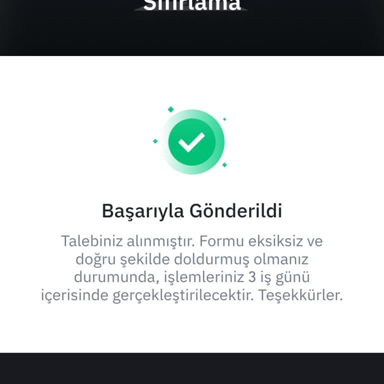 Binance TR'den Authenticator Sıfırlama Talebime Dönüş Yapılmıyor