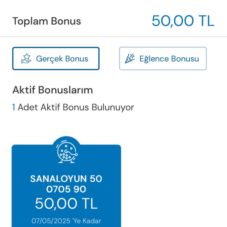 Hesabımdaki Gerçek Bonus Bakiyesi Kullanılamıyor